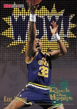 1995-96 Hoops #387 Karl Malone
