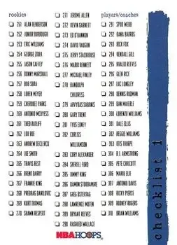 1995-96 Hoops #399 Card #399