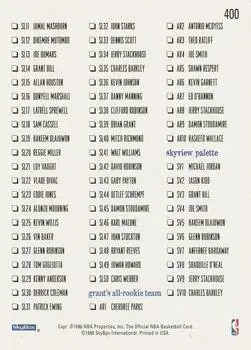 Back of Card #400