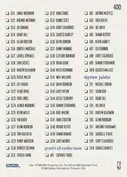 Back of Card #400