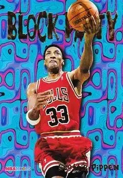 1995-96 Hoops #3 Block Party Scottie Pippen