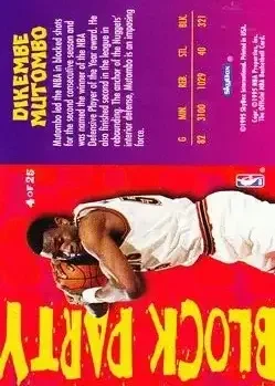Back of Dikembe Mutombo