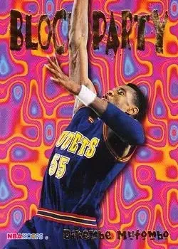1995-96 Hoops #4 Block Party Dikembe Mutombo