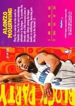 Back of Alonzo Mourning