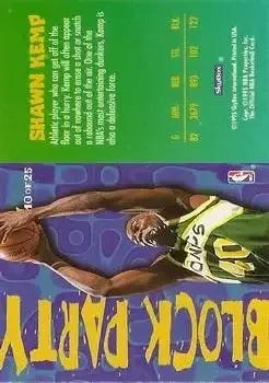 Back of Shawn Kemp