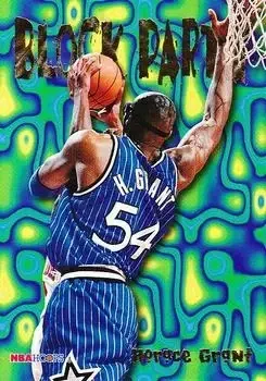 1995-96 Hoops #12 Block Party Horace Grant