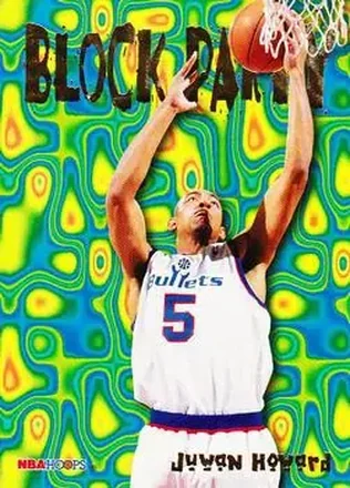1995-96 Hoops #14 Block Party Juwan Howard