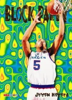 1995-96 Hoops #14 Block Party Juwan Howard