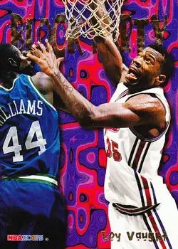 1995-96 Hoops #21 Block Party Loy Vaught