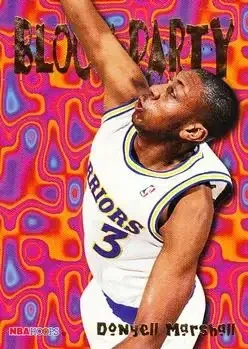 1995-96 Hoops #22 Block Party Donyell Marshall