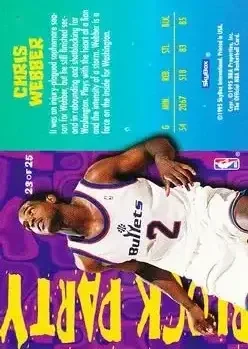 Back of Chris Webber