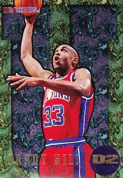 1995-96 Hoops #D2 Grant Hill Dunks Grant Hill