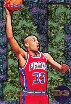 1995-96 Hoops #D3 Grant Hill Dunks Grant Hill