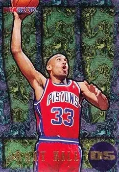 1995-96 Hoops #D5 Grant Hill Dunks Grant Hill