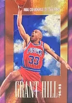 1995-96 Hoops #NNO Grant Hill NBA Co-Rookie of the Year Tribute Grant Hill