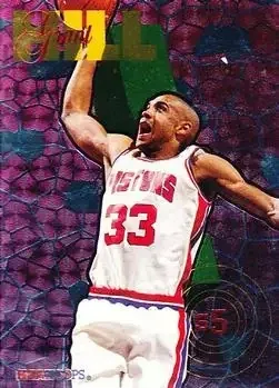 1995-96 Hoops #S5 Grant Hill Slams Grant Hill
