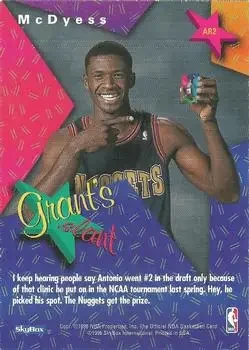 Back of Antonio McDyess