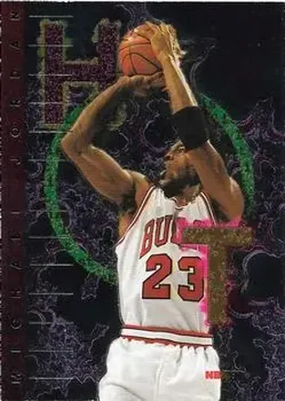 1995-96 Hoops #1 Hot List Michael Jordan