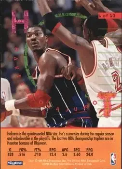 Back of Hakeem Olajuwon