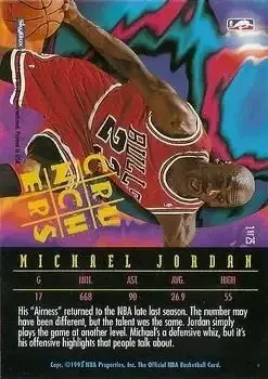 Back of Michael Jordan