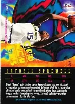 Back of Latrell Sprewell