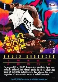 Back of David Robinson