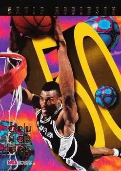 1995-96 Hoops #12 Number Crunchers David Robinson