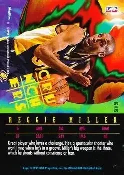 Back of Reggie Miller