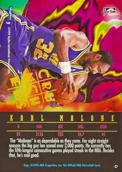 Back of Karl Malone