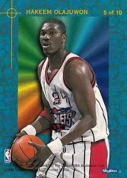 Back of Hakeem Olajuwon