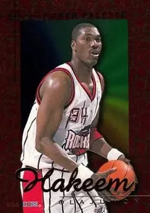 1995-96 Hoops #5 Power Palette Hakeem Olajuwon