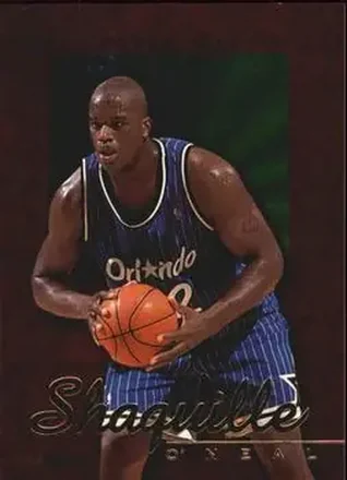 1995-96 Hoops #8 Power Palette Shaquille O'Neal