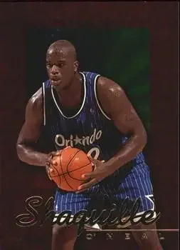 1995-96 Hoops #8 Power Palette Shaquille O'Neal