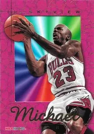 1995-96 Hoops #SV1 SkyView Michael Jordan