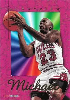 1995-96 Hoops #SV1 SkyView Michael Jordan