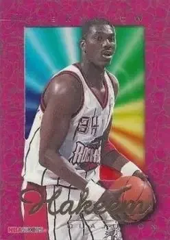 1995-96 Hoops #SV5 SkyView Hakeem Olajuwon