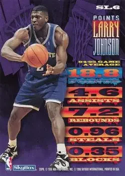 Back of Larry Johnson