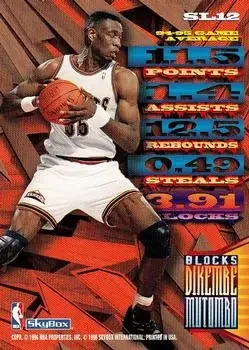 Back of Dikembe Mutombo