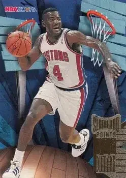 1995-96 Hoops #SL13 Slamland Joe Dumars