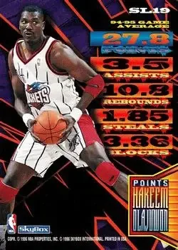 Back of Hakeem Olajuwon