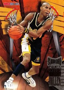1995-96 Hoops #SL20 Slamland Reggie Miller