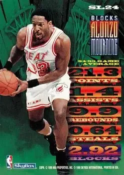 Back of Alonzo Mourning