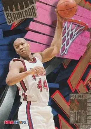 1995-96 Hoops #SL30 Slamland Derrick Coleman