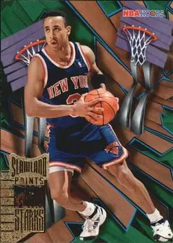 1995-96 Hoops #SL32 Slamland John Starks