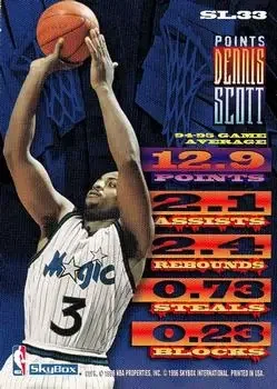 Back of Dennis Scott
