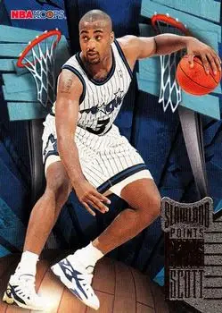 1995-96 Hoops #SL33 Slamland Dennis Scott