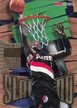 1995-96 Hoops #SL38 Slamland Clifford Robinson