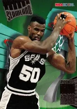 1995-96 Hoops #SL42 Slamland David Robinson