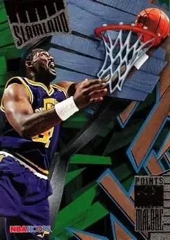 1995-96 Hoops #SL46 Slamland Karl Malone