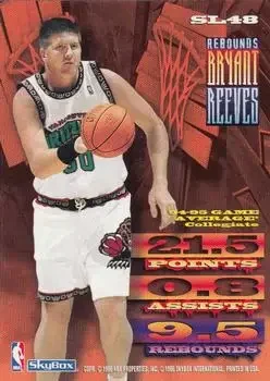 Back of Bryant Reeves